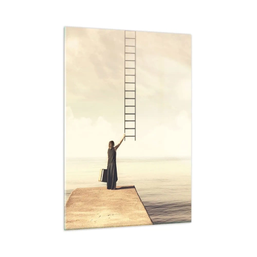 Billede på glas - En magisk rejse - 50x70 cm