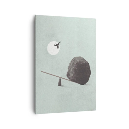 Lærredstryk - Billede på lærred - En drøm går i opfyldelse - 70x100 cm