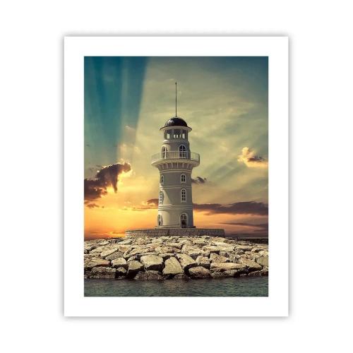 Plakat - Lys - Godhed - Skønhed - 40x50 cm