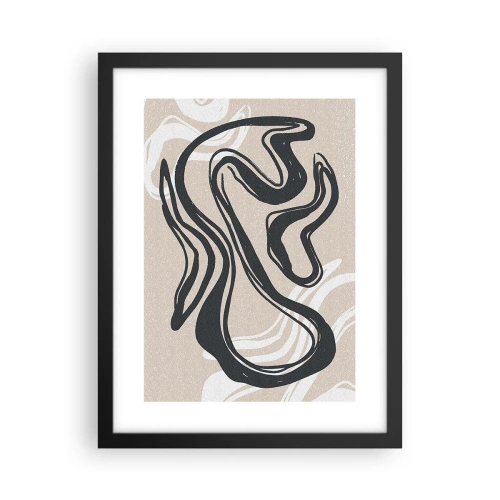 Plakat i sort ramme - Multipliceret udtryk - 30x40 cm