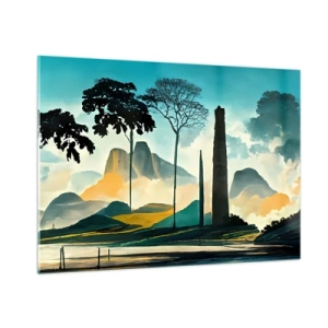 Billede på glas - Stadig højere og højere - 100x70 cm