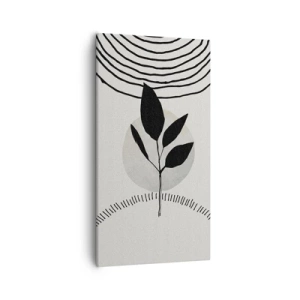 Lærredstryk - Billede på lærred - Komposition: naturens ritualer - 55x100 cm