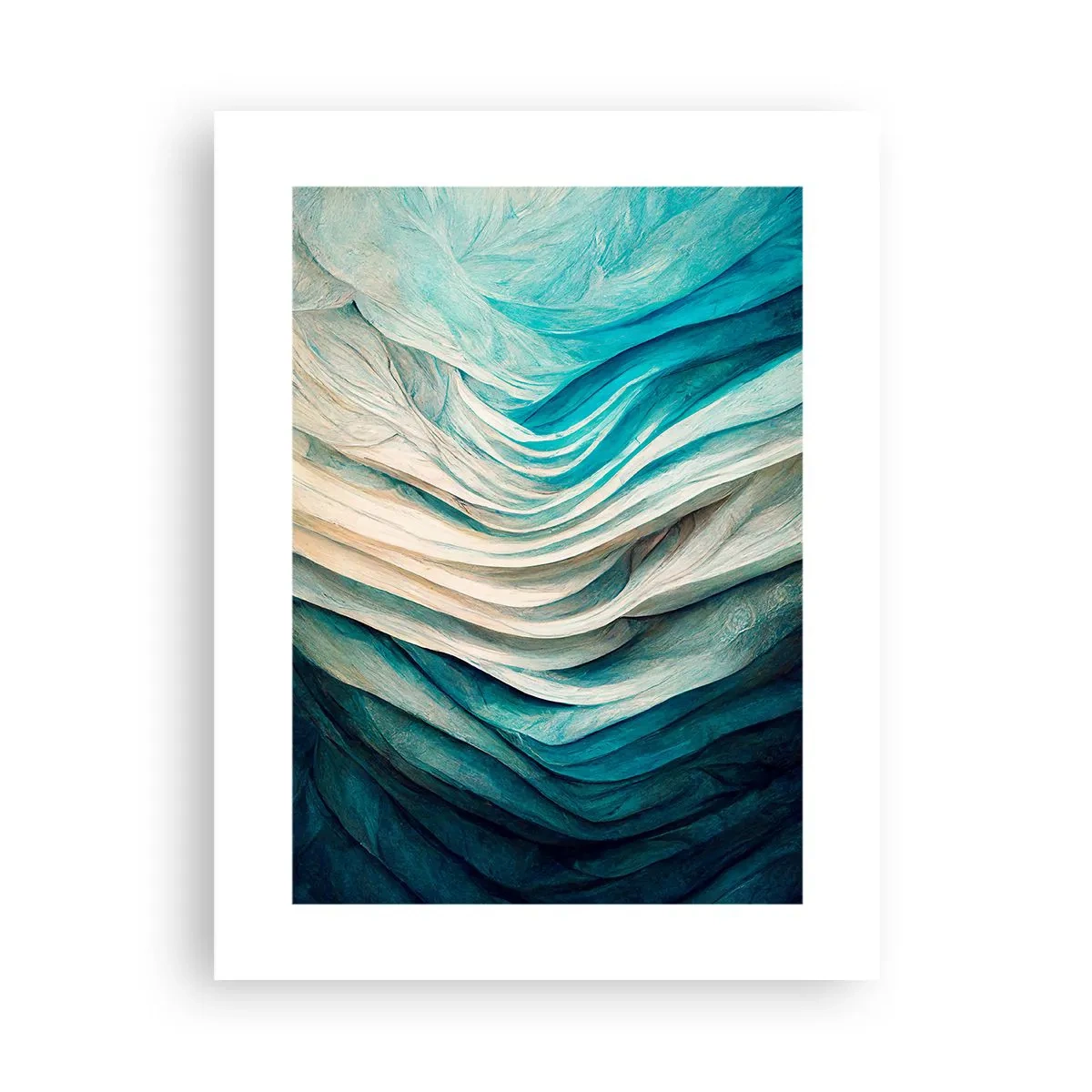 Plakat - Blå umættelighed - 30x40 cm