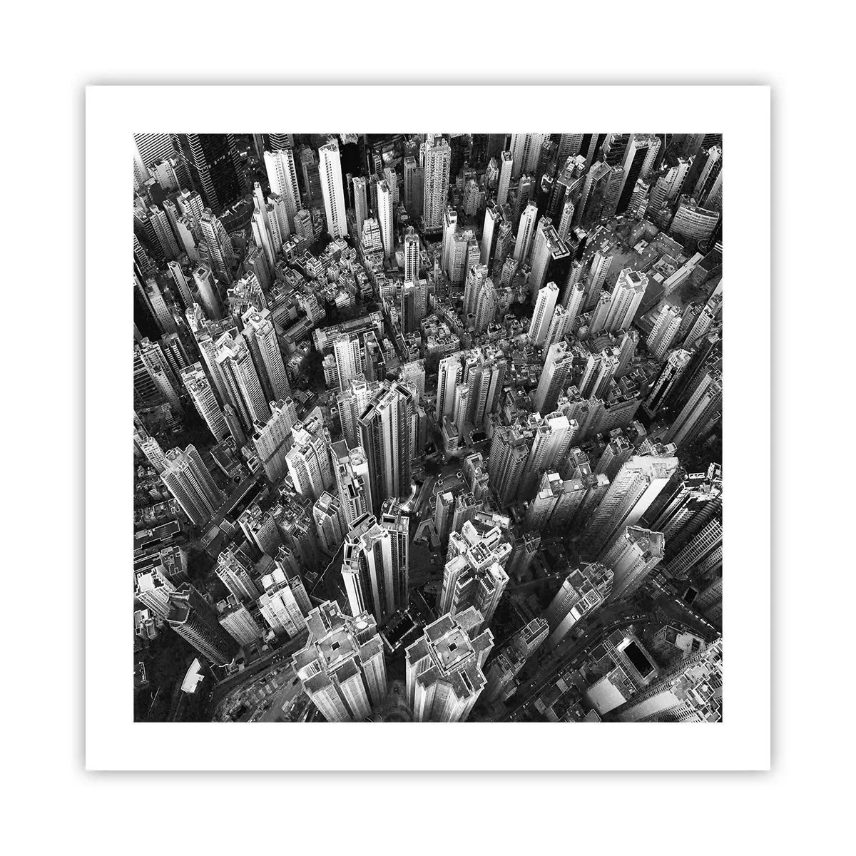 Plakat - Stadig højere og højere - 50x50 cm