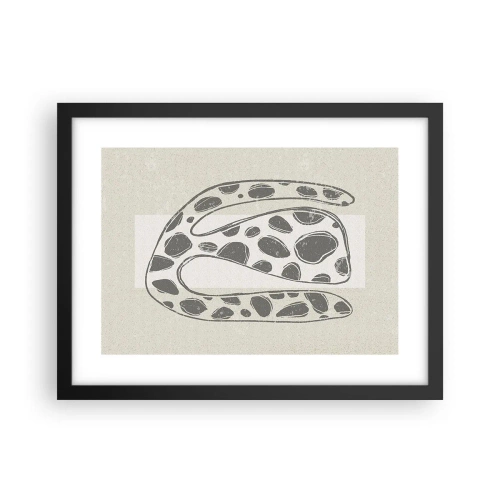 Plakat i sort ramme - Bizart væsen - 40x30 cm