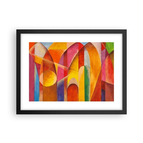 Plakat i sort ramme - Solens katedral - 40x30 cm