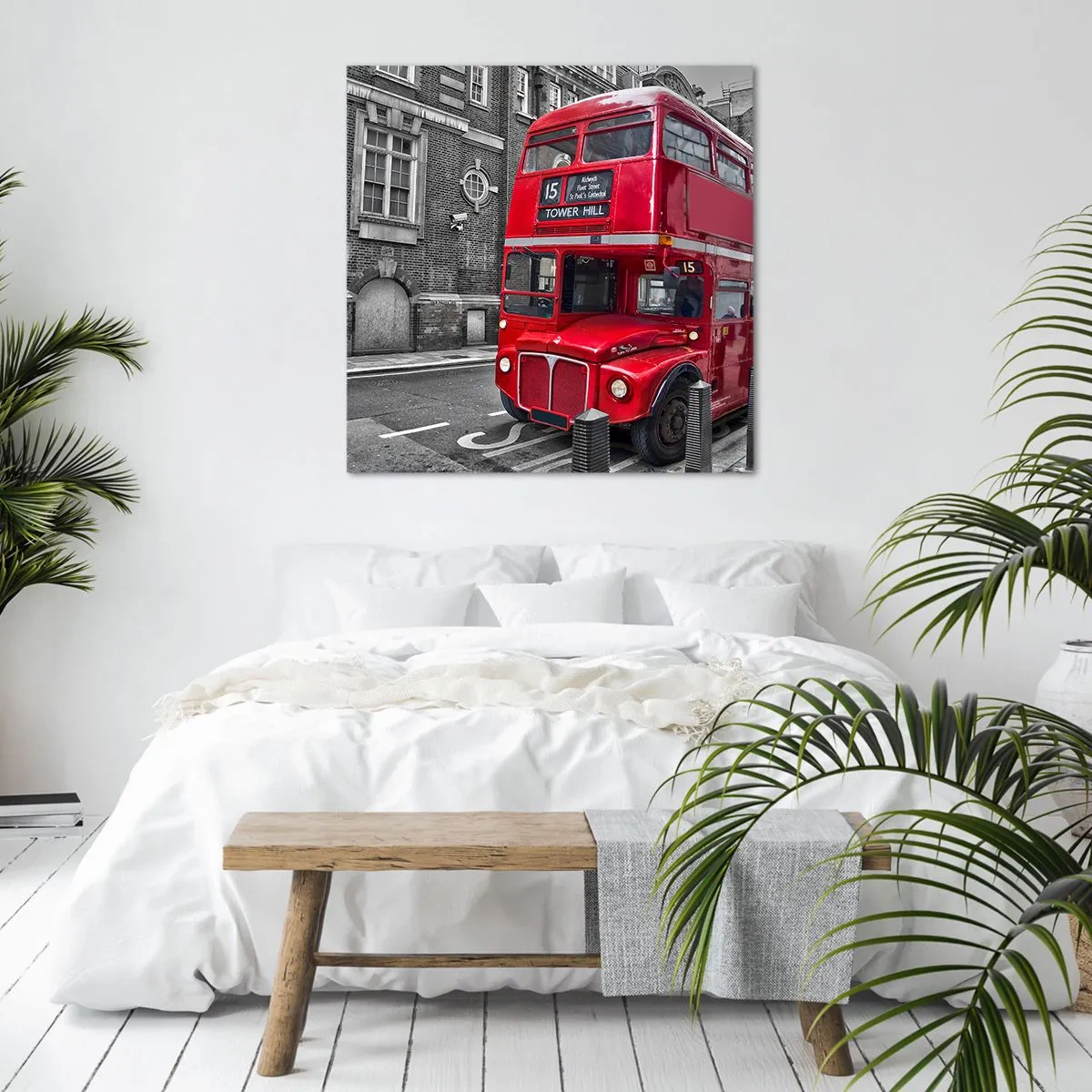 Lærredstryk - Billede på lærred - Altid det samme - 50x50 cm