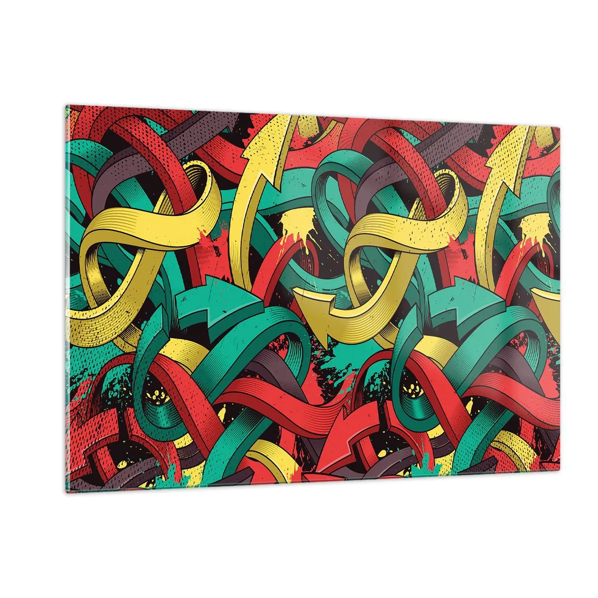 Billede på glas - Hvilken vej skal man gå? - 120x80 cm