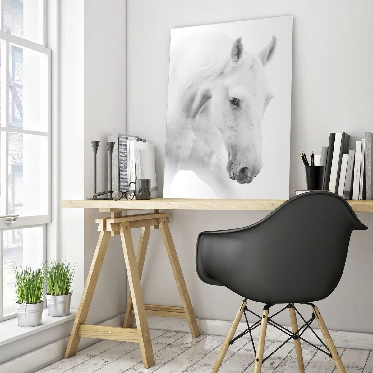 Billede på glas - Er dette venskab...? - 80x120 cm