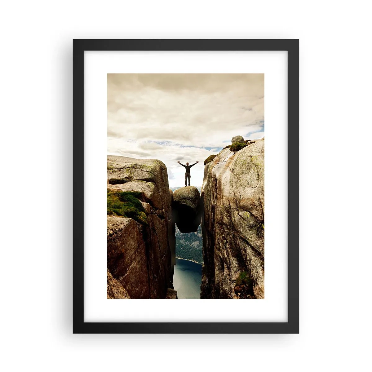 Plakat i sort ramme - Hvordan har jeg det! - 30x40 cm