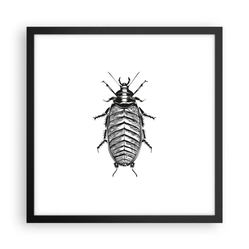 Plakat i sort ramme - Sikke et eksemplar! - 40x40 cm