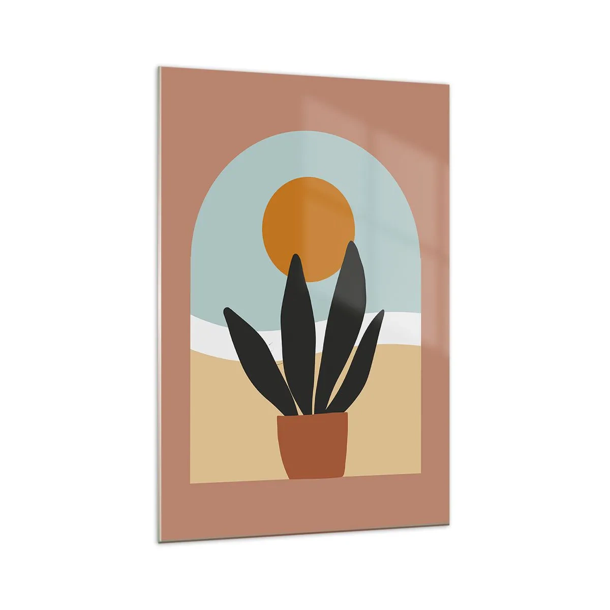 Billede på glas - Små glæder - 70x100 cm
