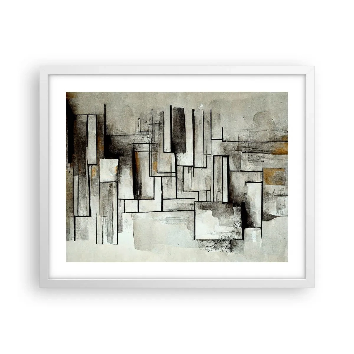 Plakat i hvid ramme - Enkelthedens kraft - 50x40 cm