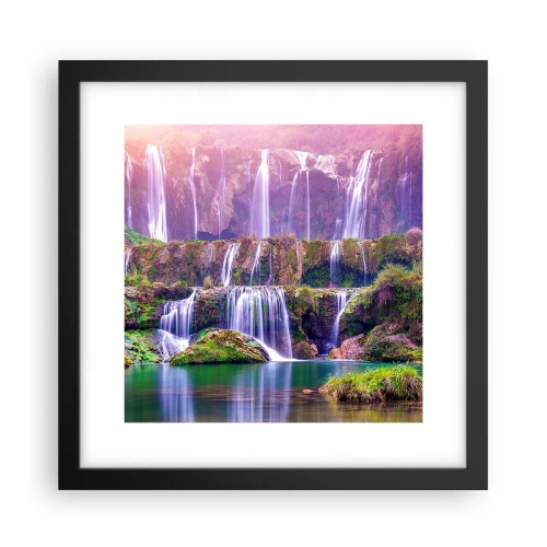 Plakat i sort ramme - Trappe til himlen - 30x30 cm