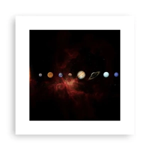 Plakat - Vores nabolag - 30x30 cm