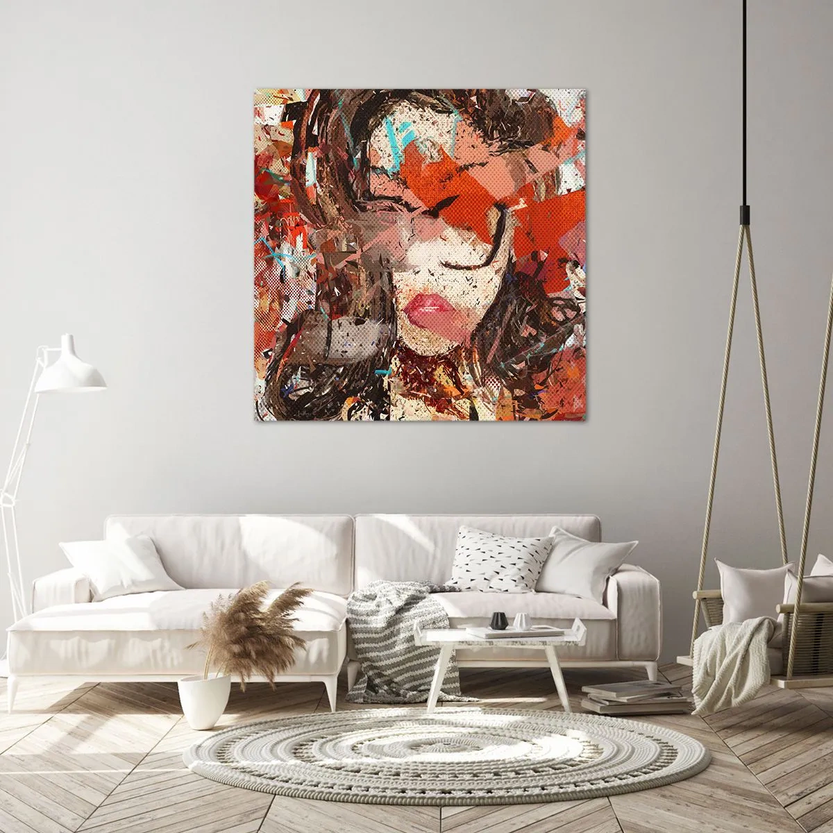 Lærredstryk - Billede på lærred - Ingen ved, hvordan du virkelig er - 70x70 cm