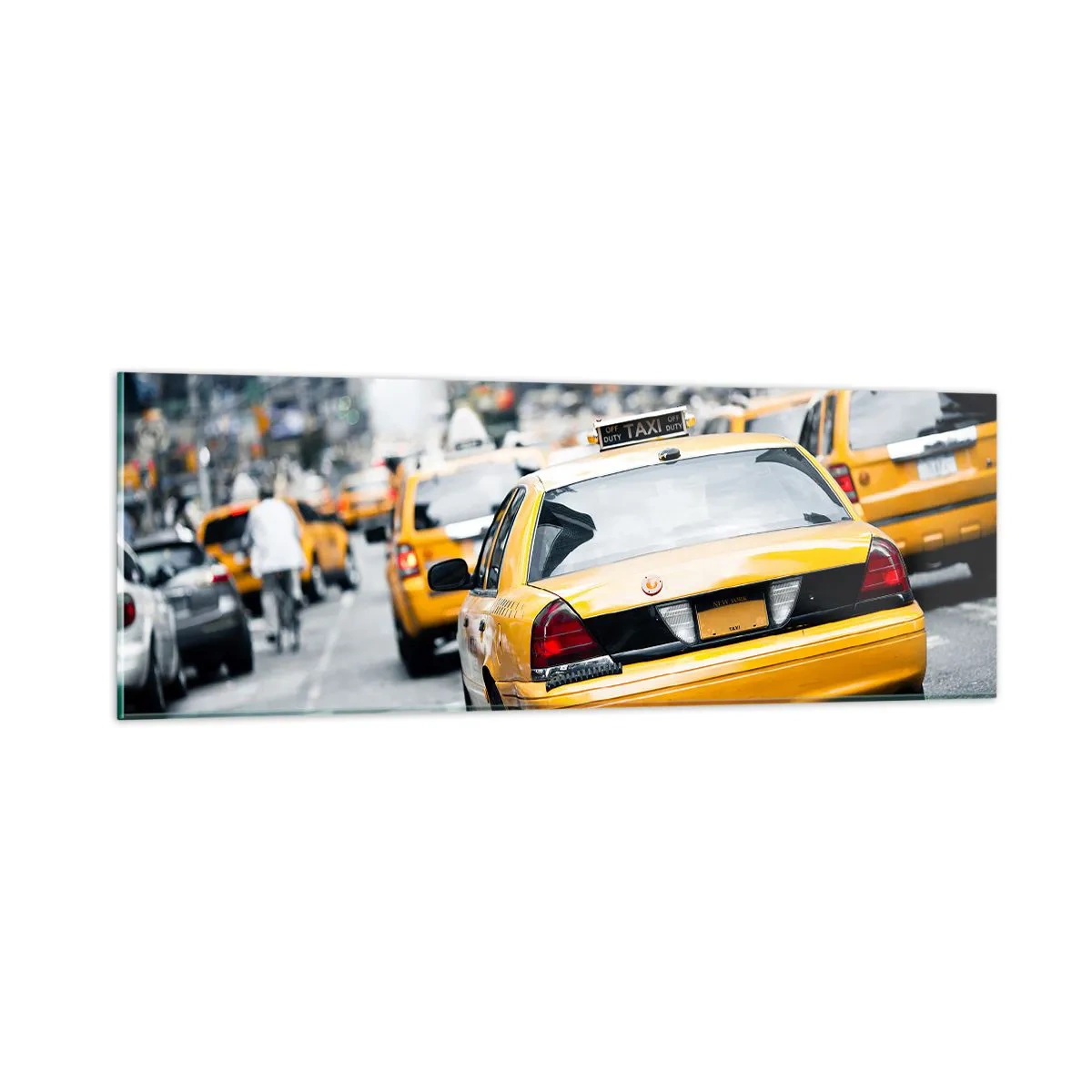 Billede på glas - Kun i denne by - 90x30 cm