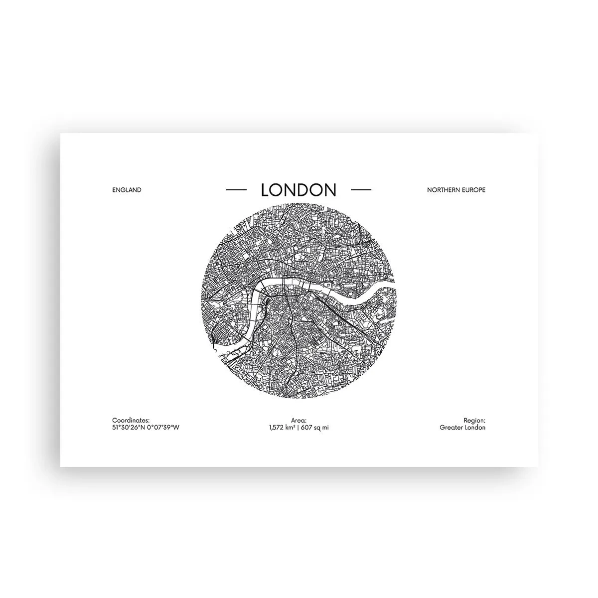 Plakat - Londons anatomi - 100x70 cm