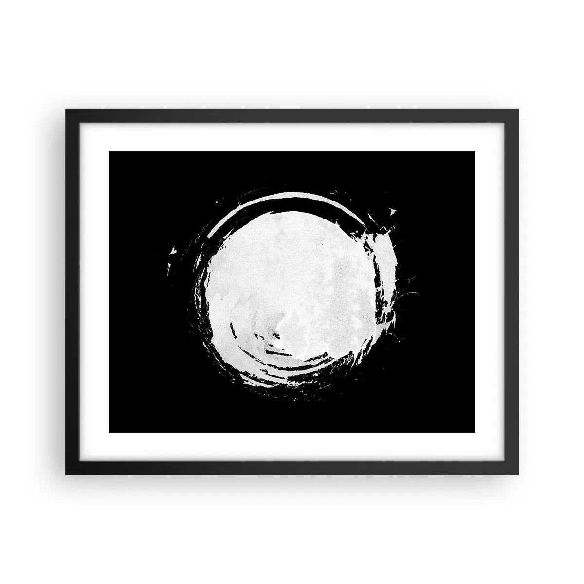 Plakat i sort ramme - Den gode vej ud - 50x40 cm