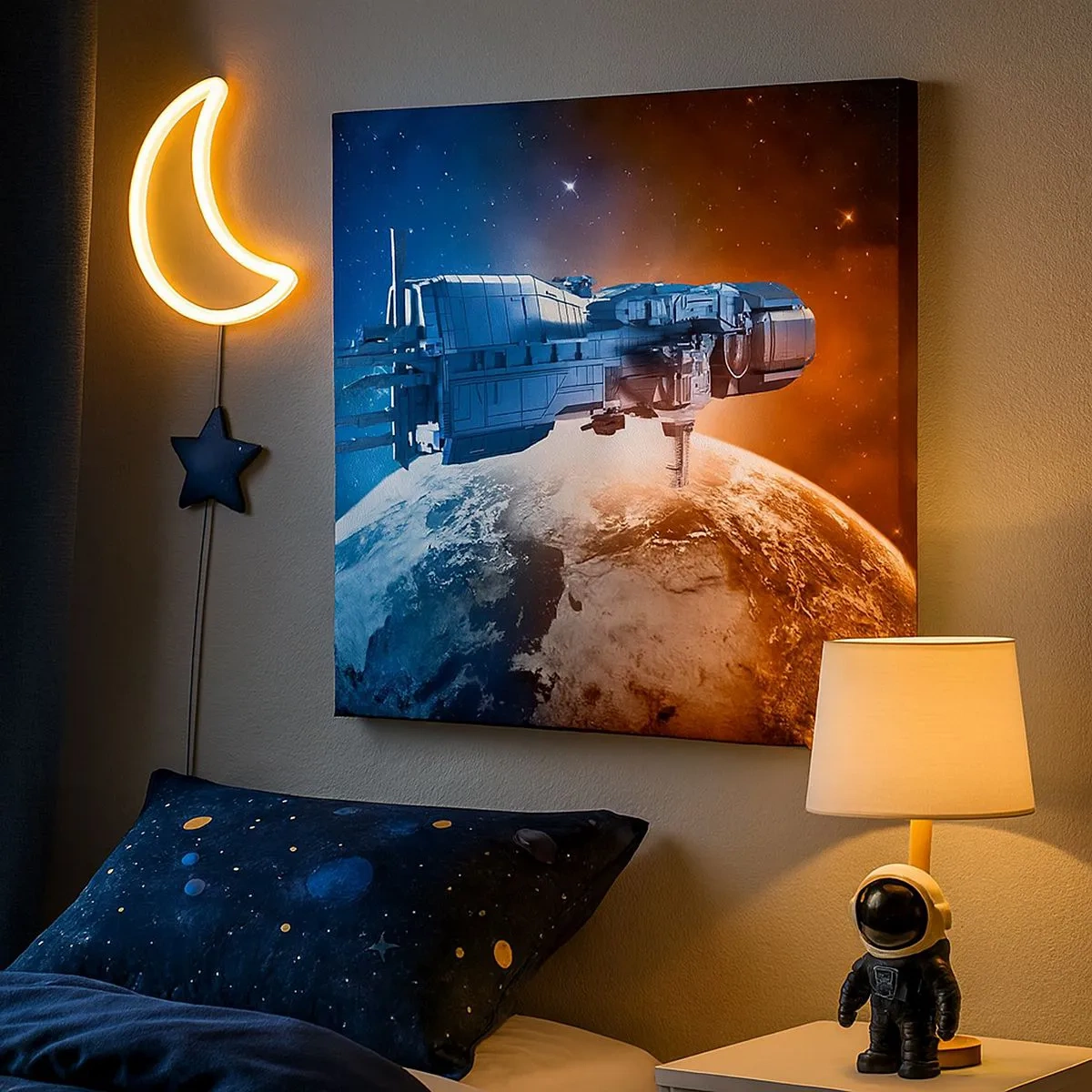 Lærredstryk - Billede på lærred - Forsigtig observatør - 30x30 cm