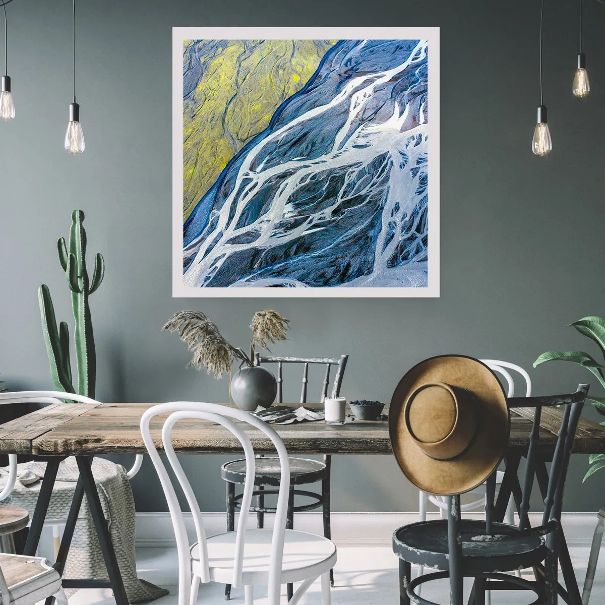 Plakat - Naturens hulemalerier - 40x40 cm