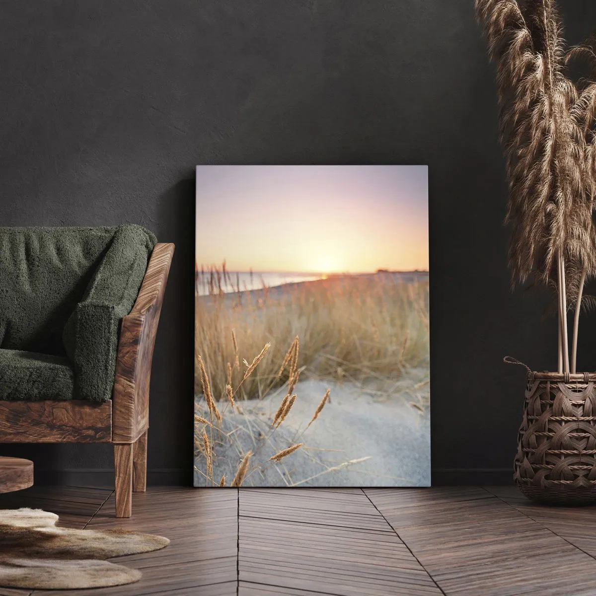 Lærredstryk - Billede på lærred - Baltisk vuggevise - 55x100 cm