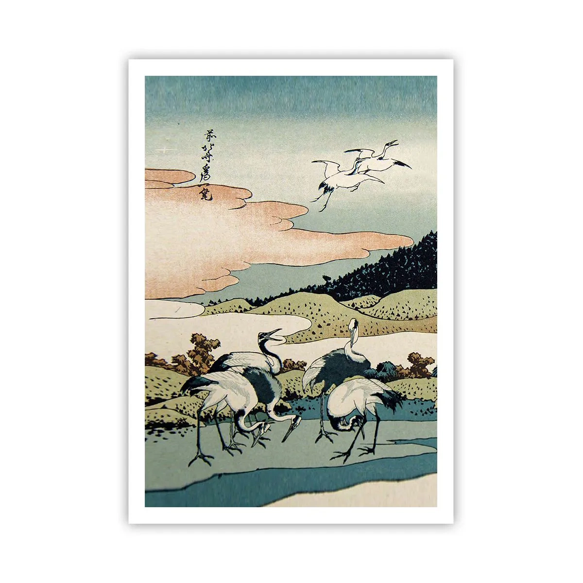 Plakat - I japansk ånd - 70x100 cm