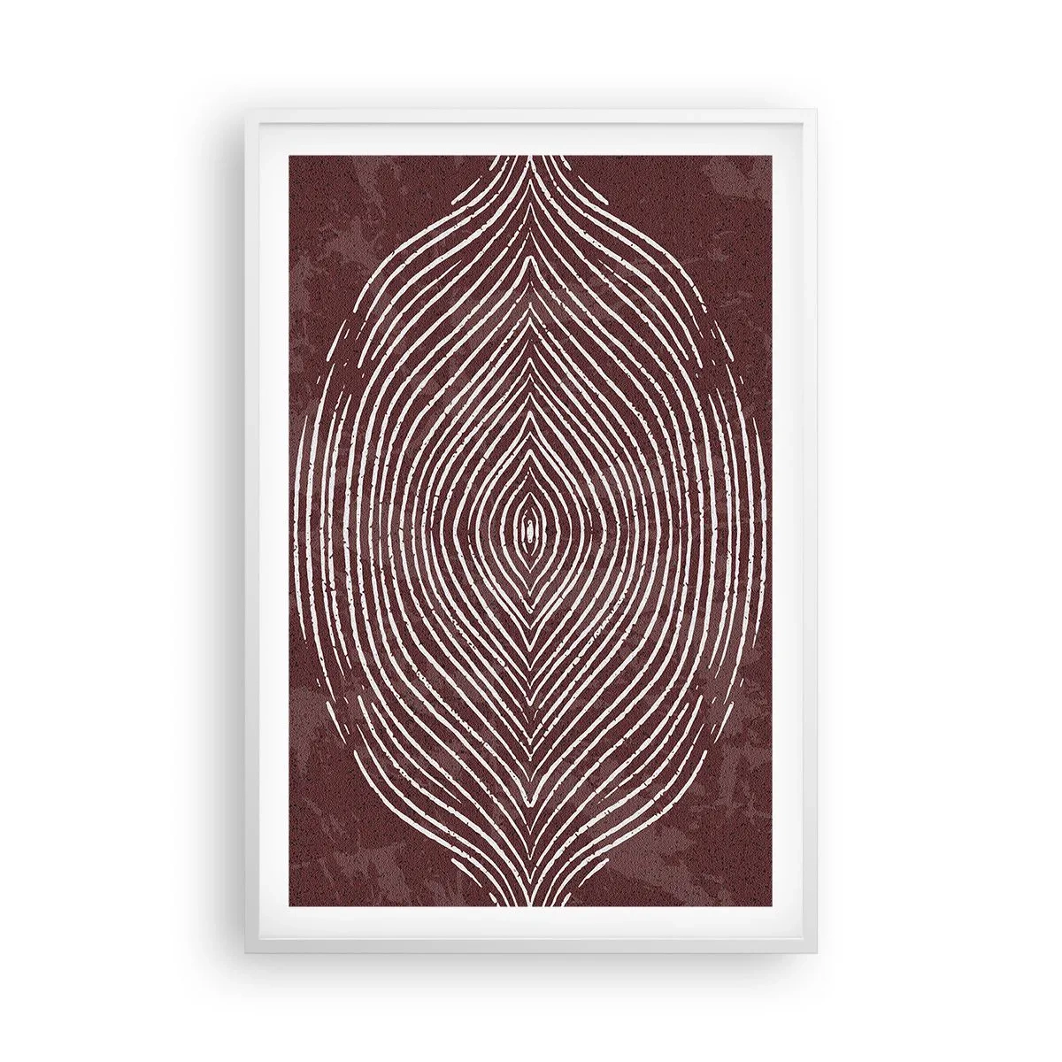 Plakat i hvid ramme - Rummet taler - 61x91 cm