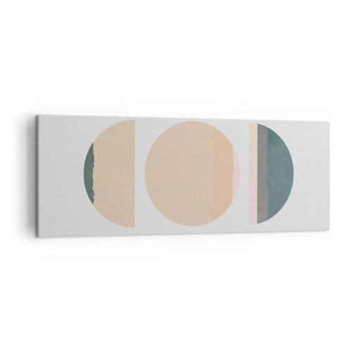 Lærredstryk - Billede på lærred - Hjul for hjul - 140x50 cm