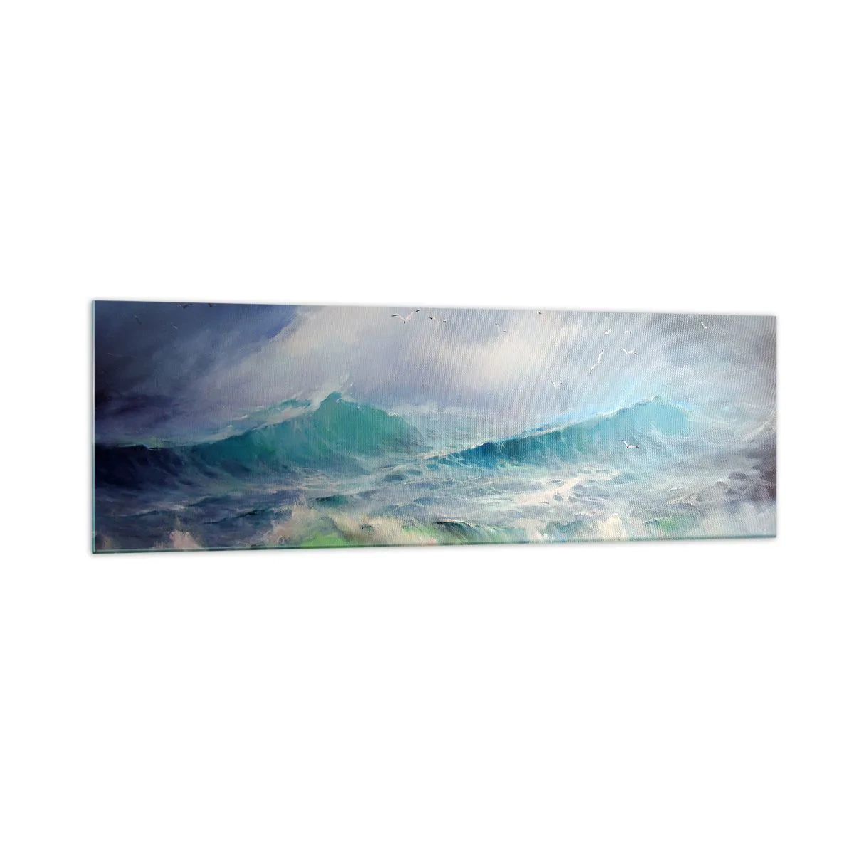 Billede på glas - "Hvirvelvinden hylede af triumf ...’ - 160x50 cm
