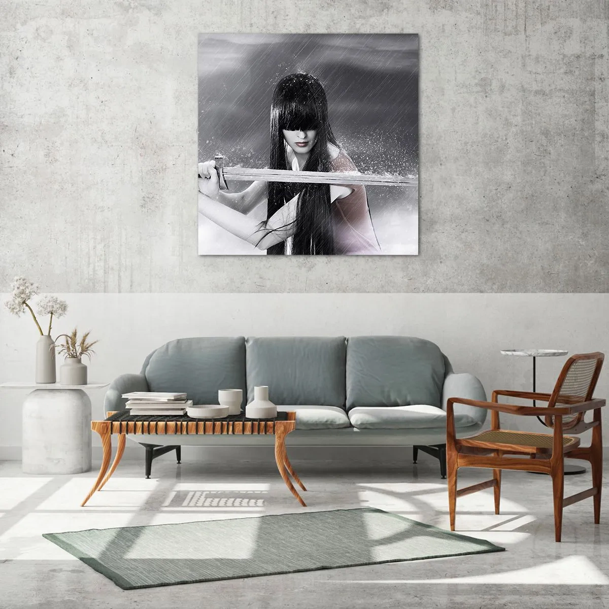 Billede på glas - Smuk og farlig - 60x60 cm