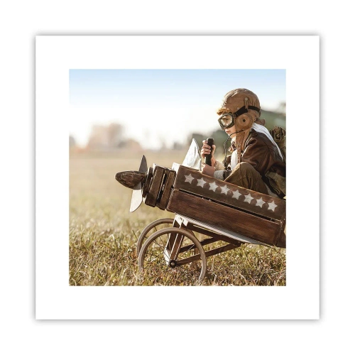 Plakat - Start mod drømmen - 30x30 cm