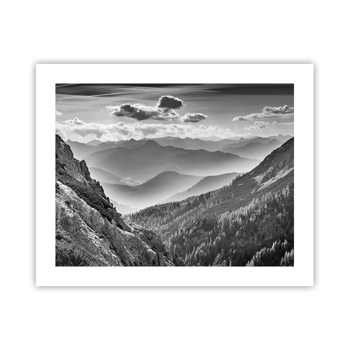 Plakat - Hele vejen til horisonten - 50x40 cm