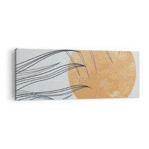 Lærredstryk - Billede på lærred - Altid mod solen - 140x50 cm