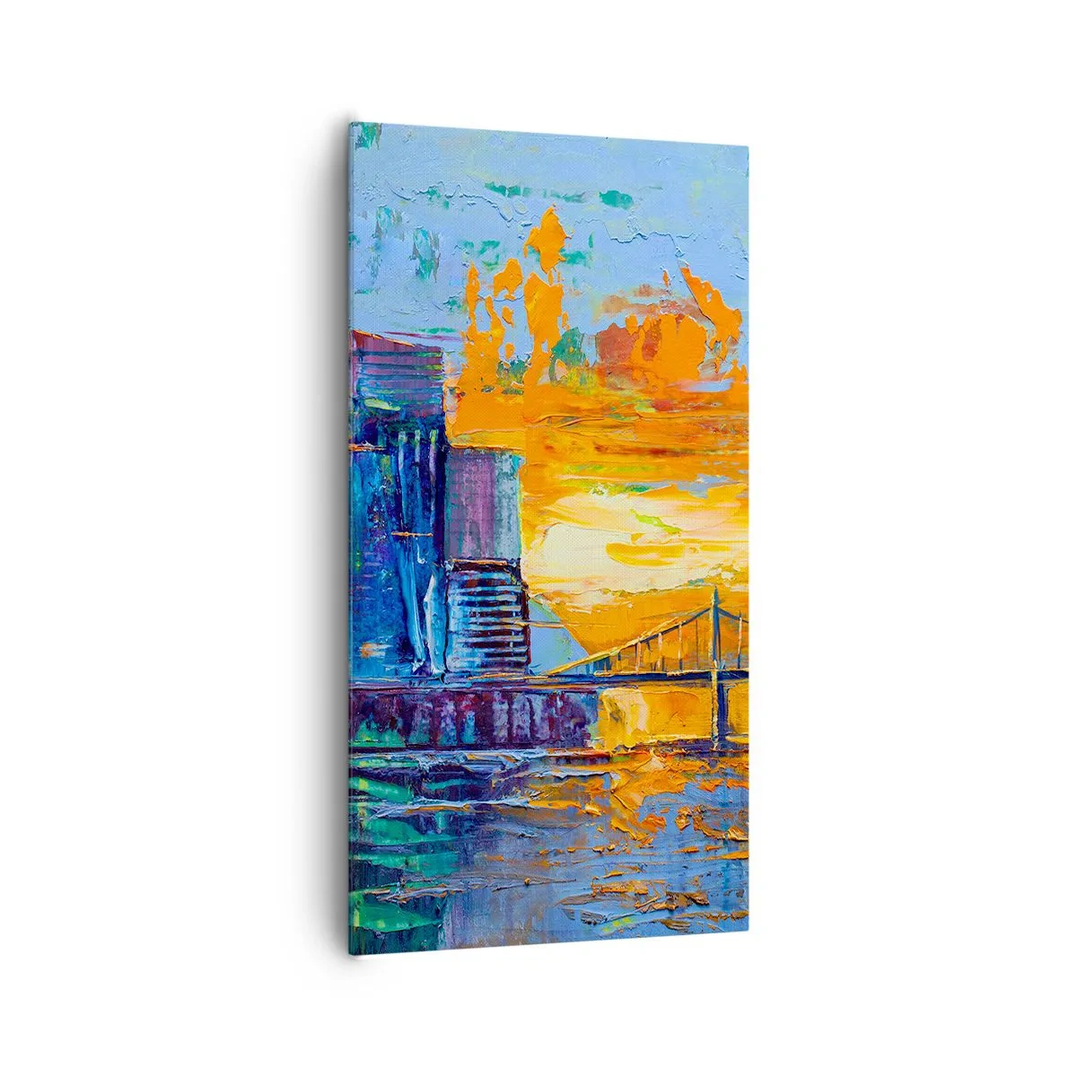 Lærredstryk - Billede på lærred - Kultur og natur - 65x120 cm