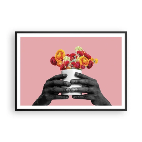 Plakat i sort ramme - Livets apotheose - 100x70 cm