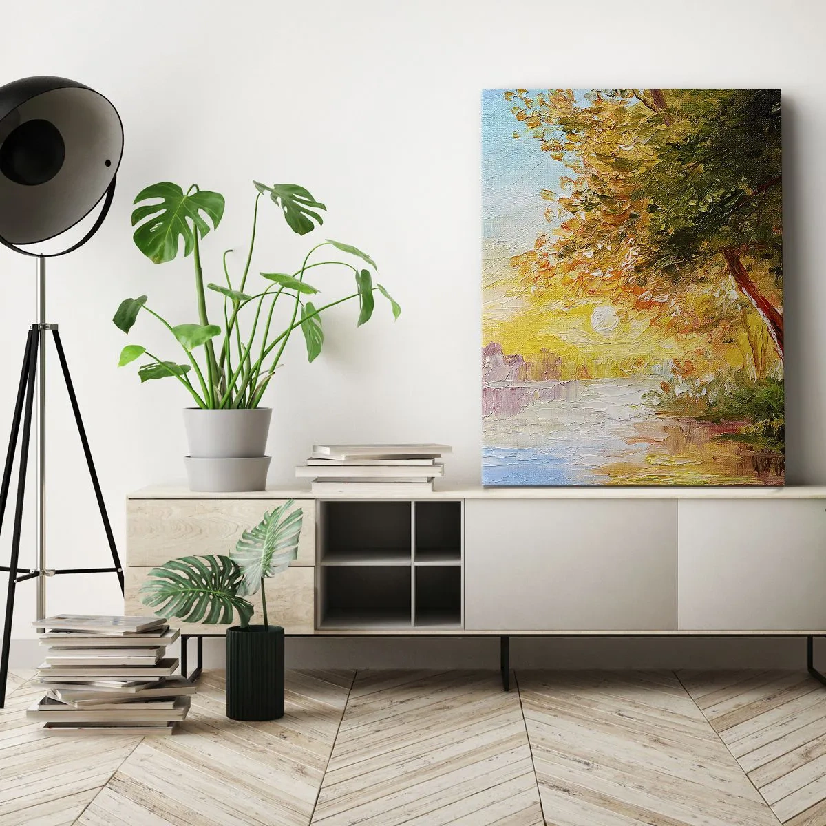 Lærredstryk - Billede på lærred - Et in Arcadia ego - 55x100 cm