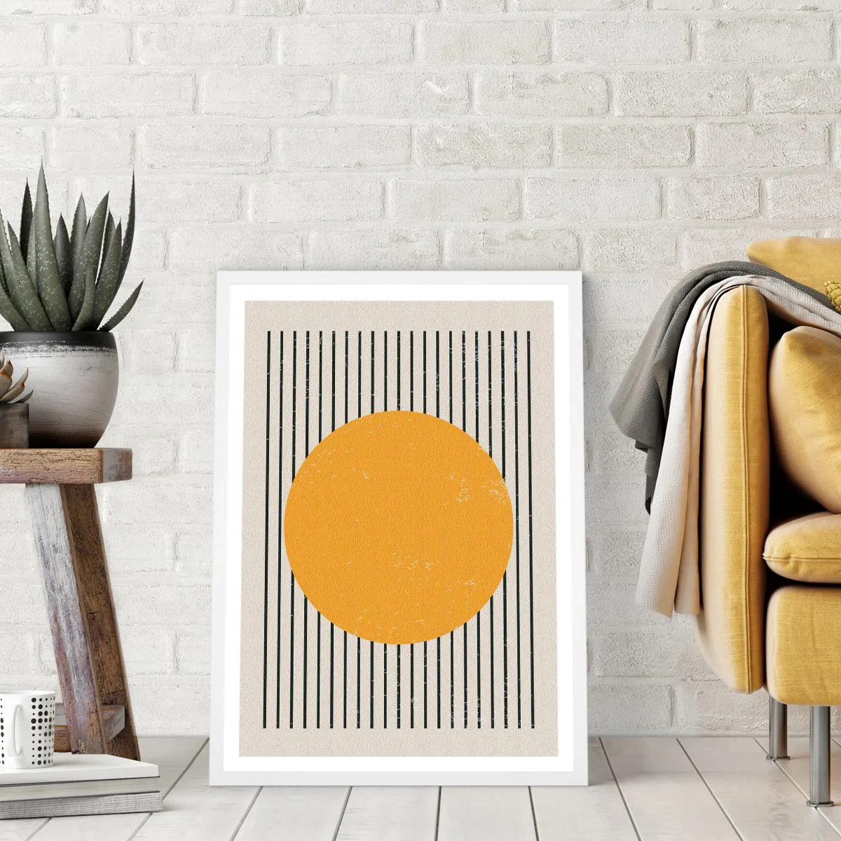 Plakat i hvid ramme - Enkelthedens kraft - 40x50 cm