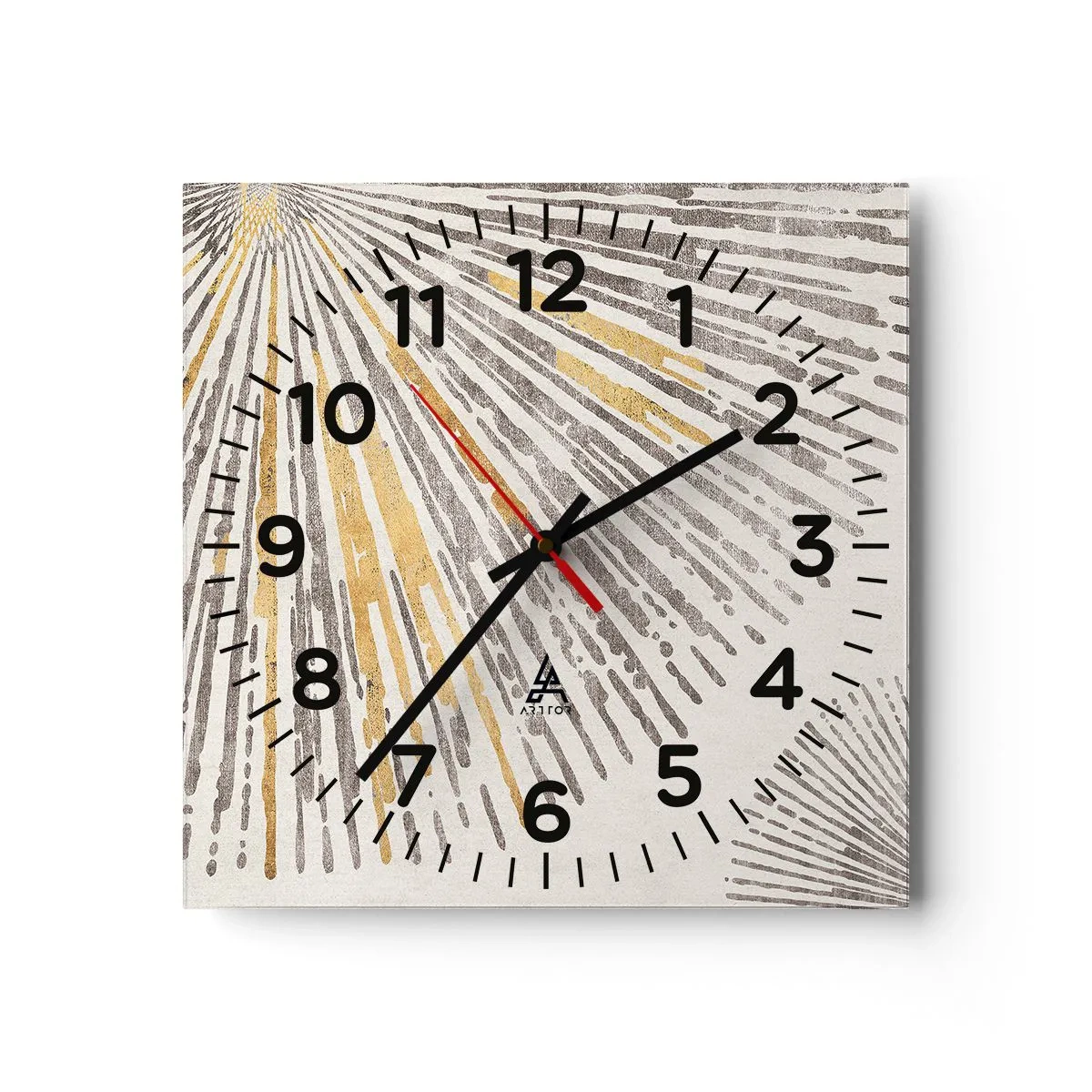 Vægur, Uret - Skønheden i en rokke - 30x30 cm