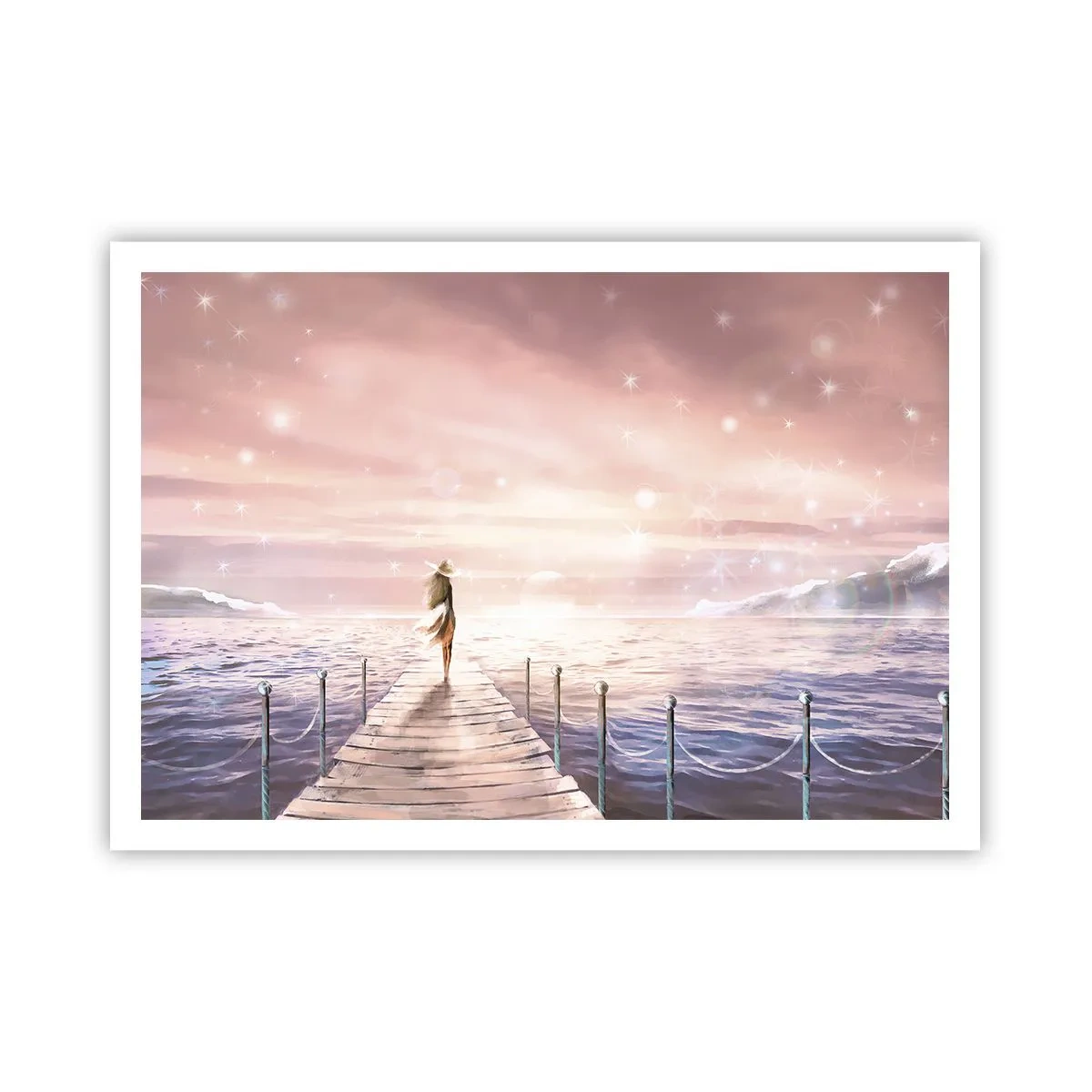 Plakat - I lyset af en drøm - 100x70 cm