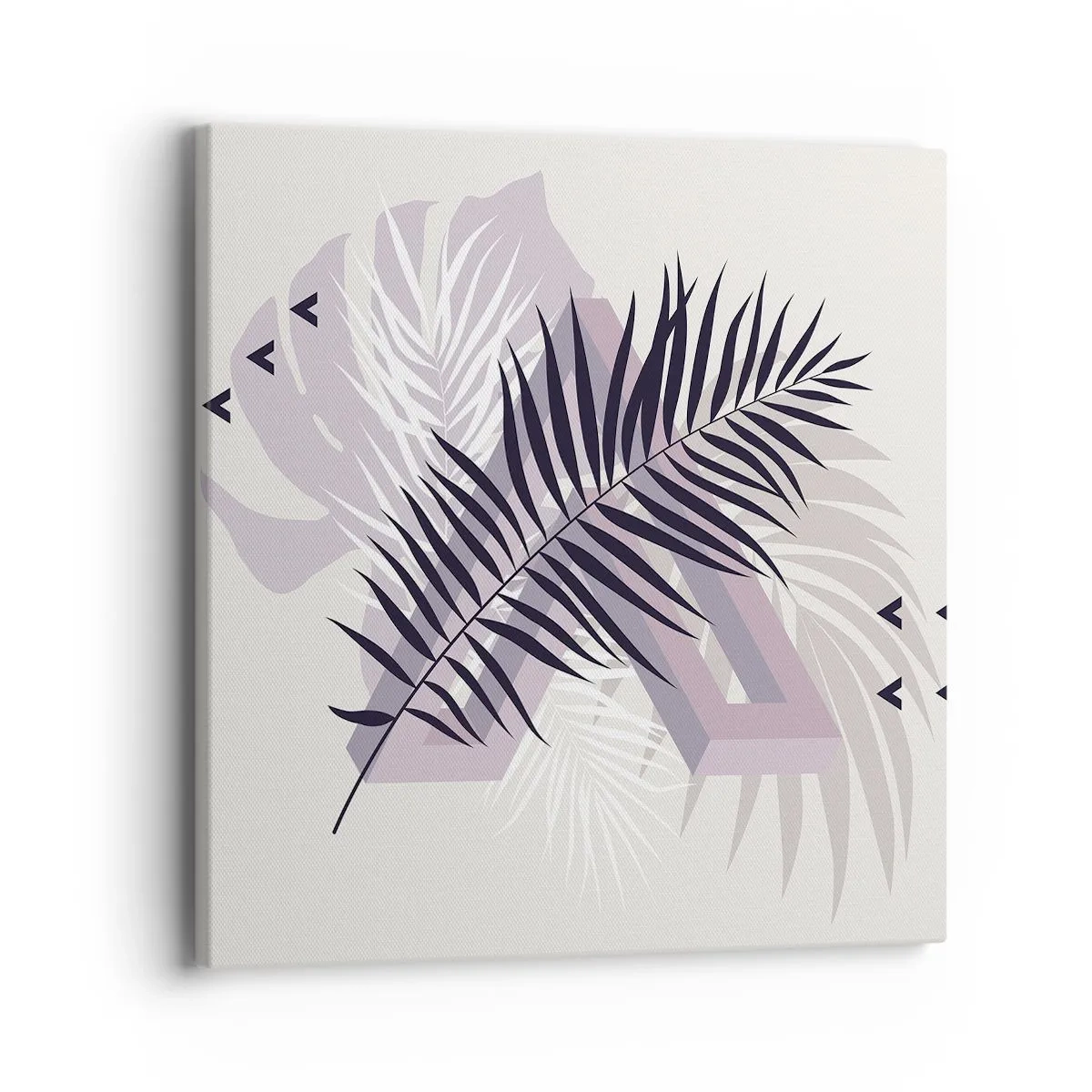 Lærredstryk - Billede på lærred - Skygge af en skygge - 40x40 cm