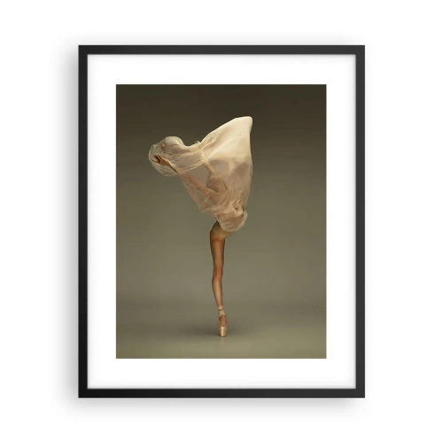 Plakat i sort ramme - Den er ved at flyve - 40x50 cm