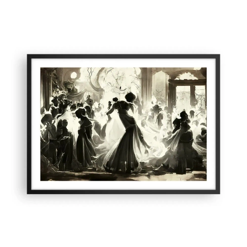 Plakat i sort ramme - Den store maskerade - 70x50 cm