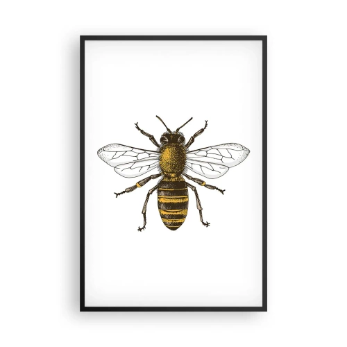 Plakat i sort ramme - Smuk og god - 61x91 cm