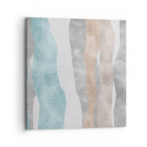 Lærredstryk - Billede på lærred - En undersøgelse af intimitet - 70x70 cm