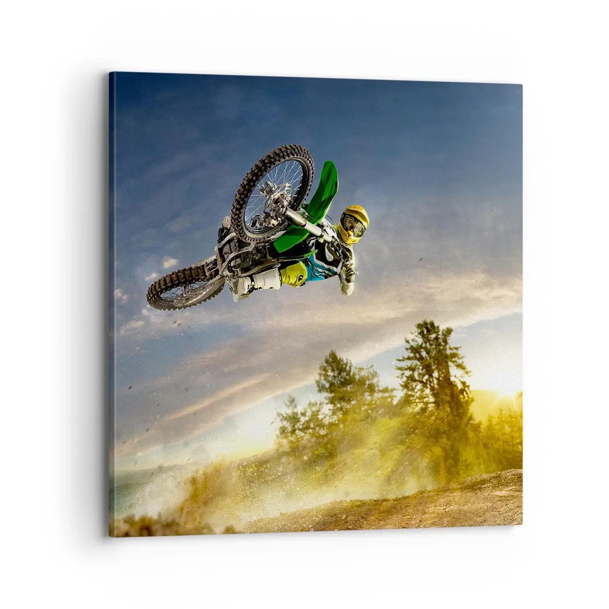 Lærredstryk - Billede på lærred - Tænd for dine følelser! - 70x70 cm