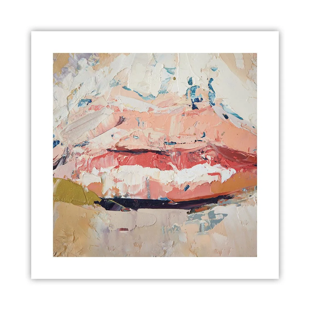 Plakat - Vækker sanserne - 40x40 cm