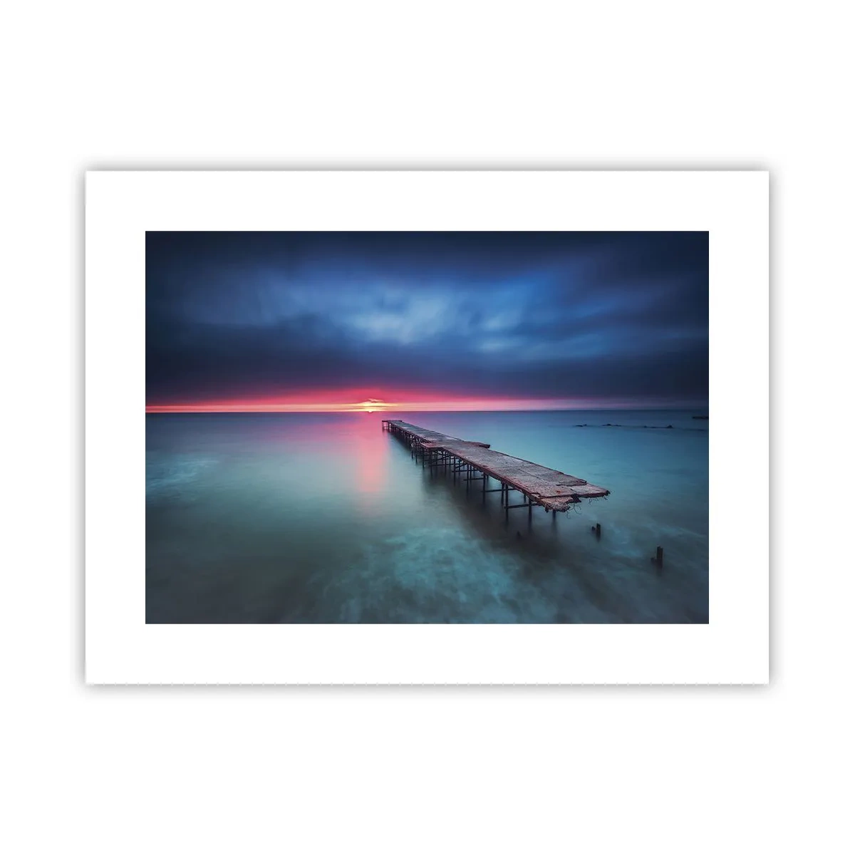 Plakat - Mellem himmel og jord - 40x30 cm