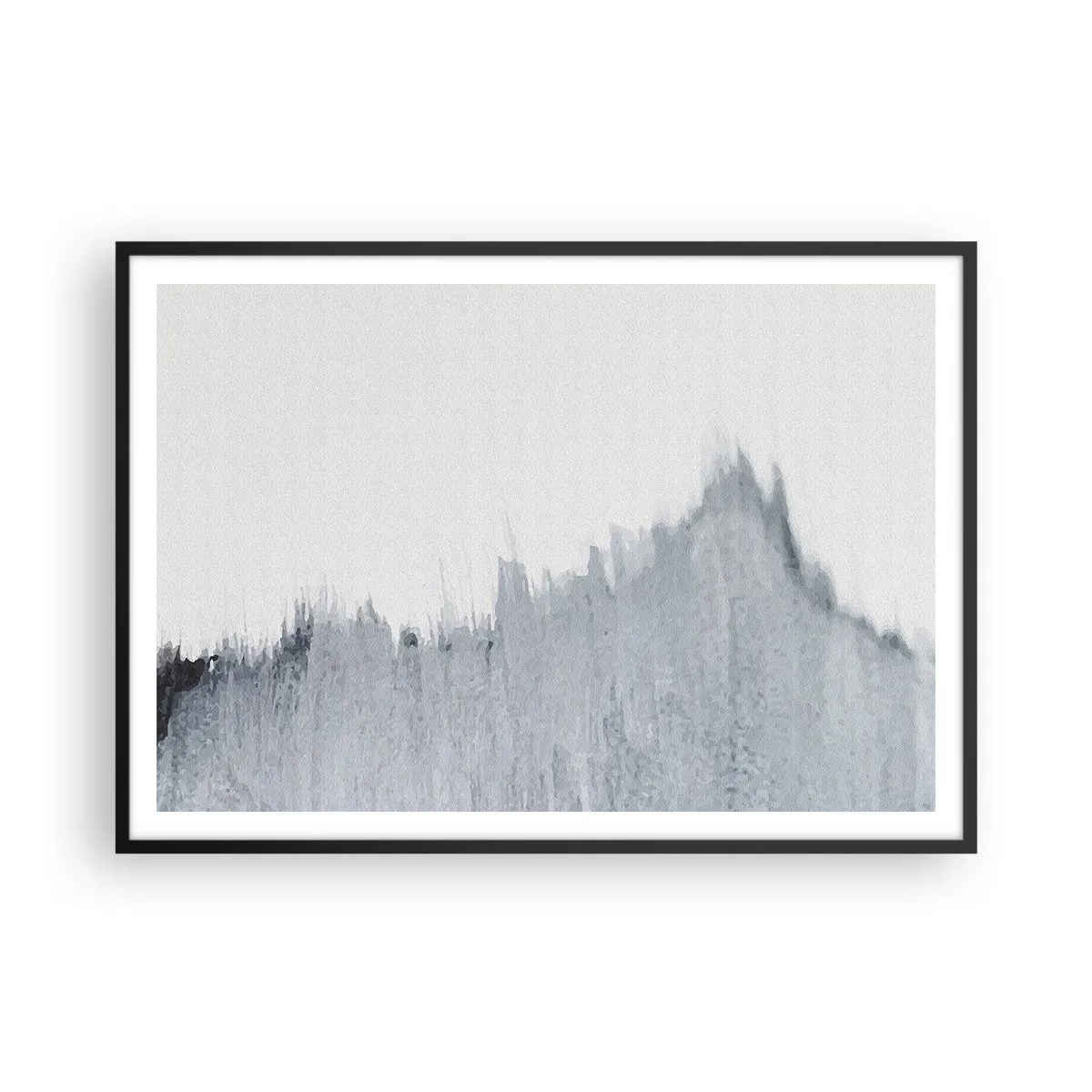 Plakat i sort ramme - Mystisk plade - 100x70 cm