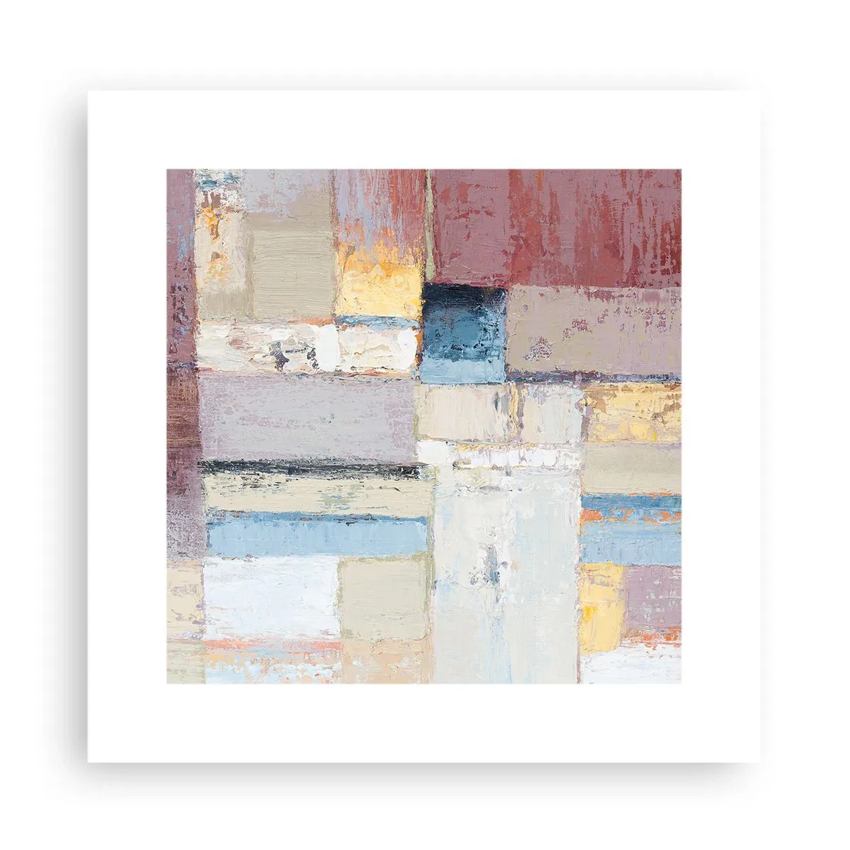 Plakat - Geometriens ro - 30x30 cm